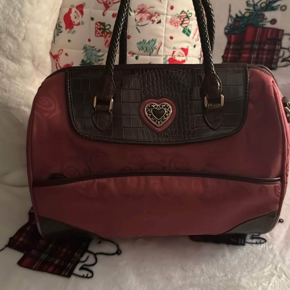 Brighton Pink and Black Cosmetic Bag